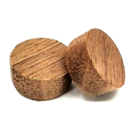 Walnut Side Grain Plugs - 1/2